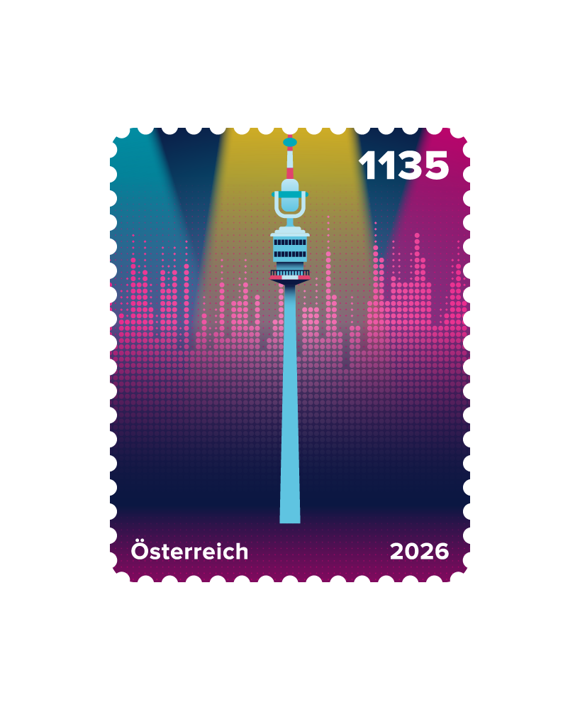 2026 - Crypto stamp „Vienna – City of Music“ - Donauturm