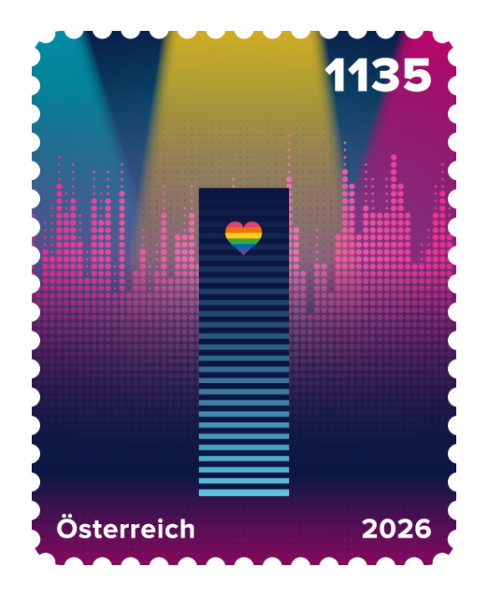 2026 - Crypto stamp „Vienna – City of Music“ - Hochhaus