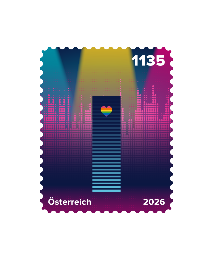 2026 - Crypto stamp „Vienna – City of Music“ - Hochhaus
