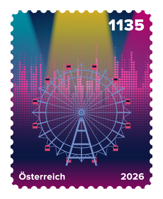 2026 - Crypto stamp „Vienna – City of Music“ - Wiener Riesenrad
