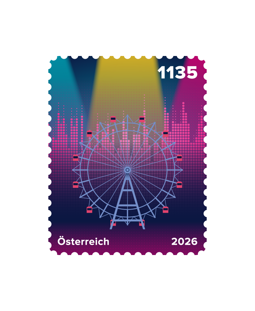 2026 - Crypto stamp „Vienna – City of Music“ - Wiener Riesenrad