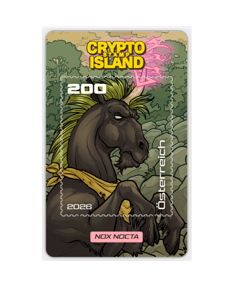 2026 - Zusatzkarten Crypto Stamp Island - Nox Nocta