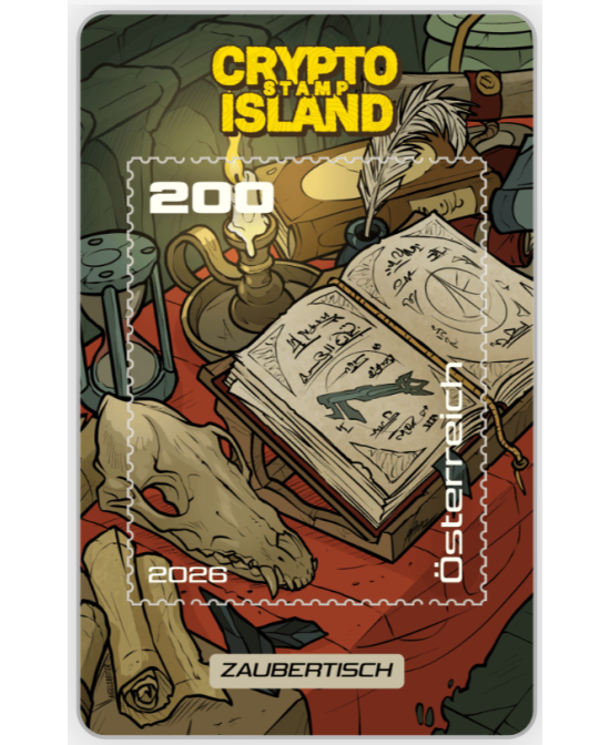 2026 - Zusatzkarten Crypto Stamp Island - Zaubertisch