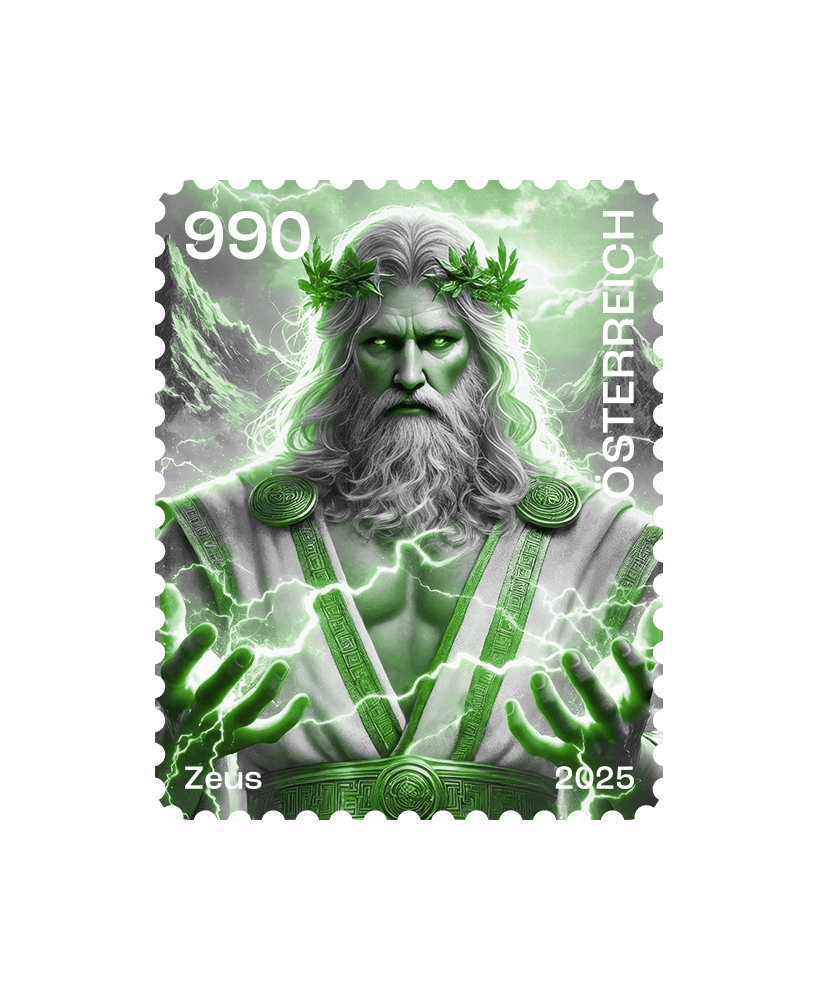 2025 - Crypto Stamp 5.3 Zeus - Grün