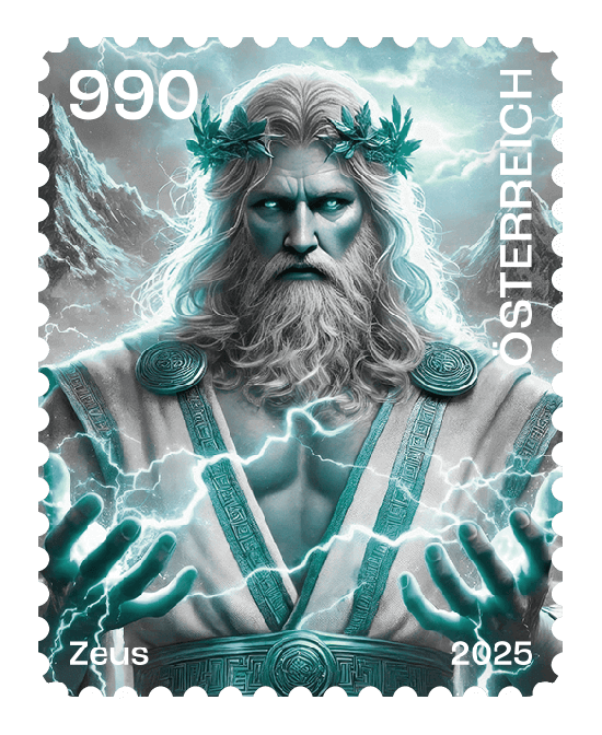 2025 - Crypto Stamp 5.3 Zeus - Blau