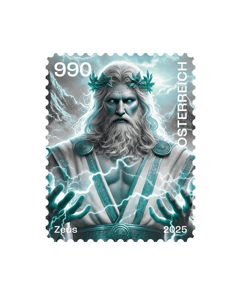 2025 - Crypto Stamp 5.3 Zeus - Blau