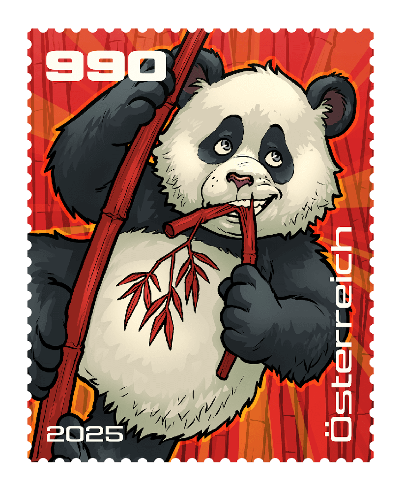 2025 - Crypto Stamp Comic „Bambu” - Rot