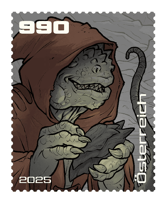 2025 - Crypto Stamp Comic „Raka” - Schwarz