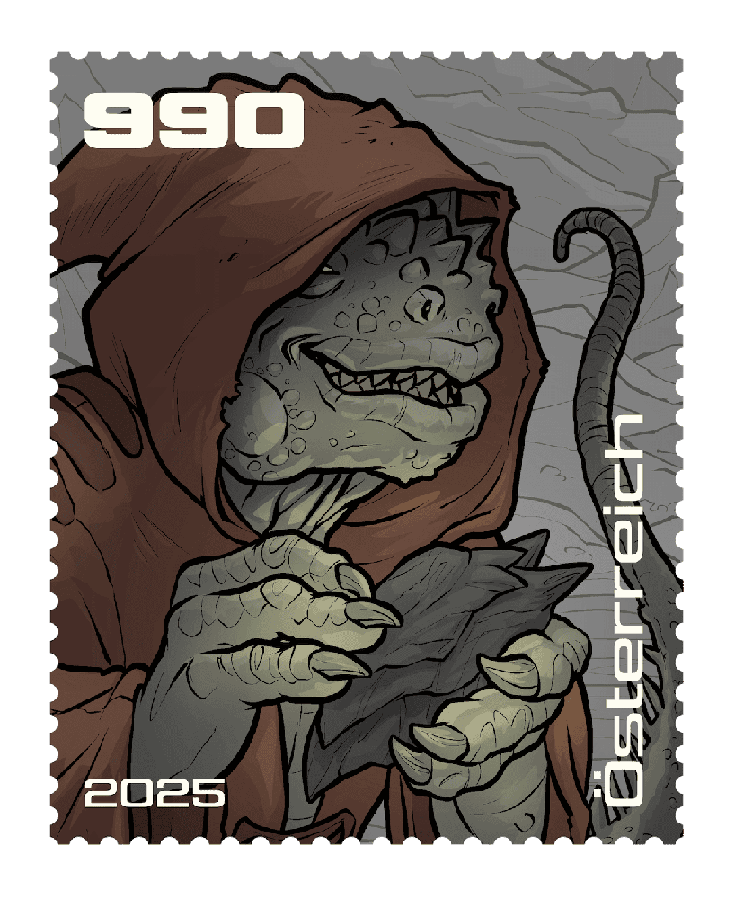 2025 - Crypto Stamp Comic „Raka” - Schwarz