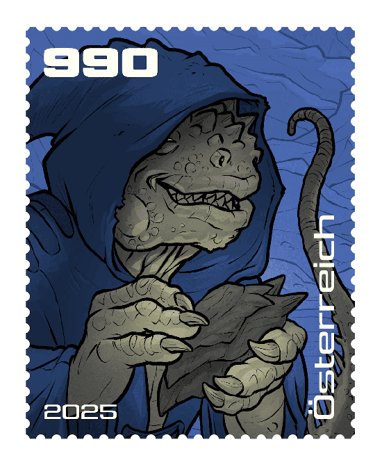 2025 - Crypto Stamp Comic „Raka” - Blau