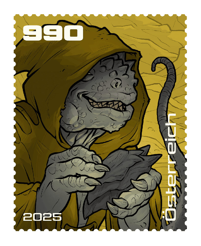 2025 - Crypto Stamp Comic „Raka” - Gelb