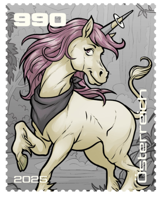 2025 - Crypto Stamp Comic „Aurora Sparks” - Schwarz