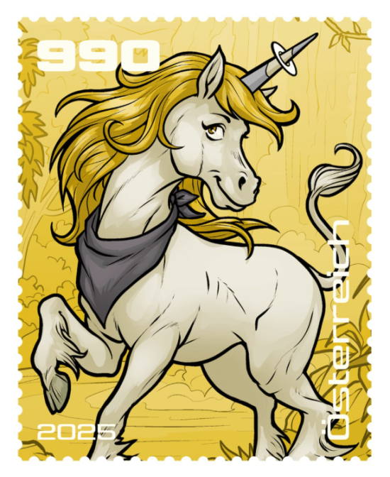 2025 - Crypto Stamp Comic „Aurora Sparks” - Gelb