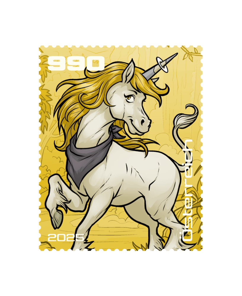 2025 - Crypto Stamp Comic „Aurora Sparks” - Gelb