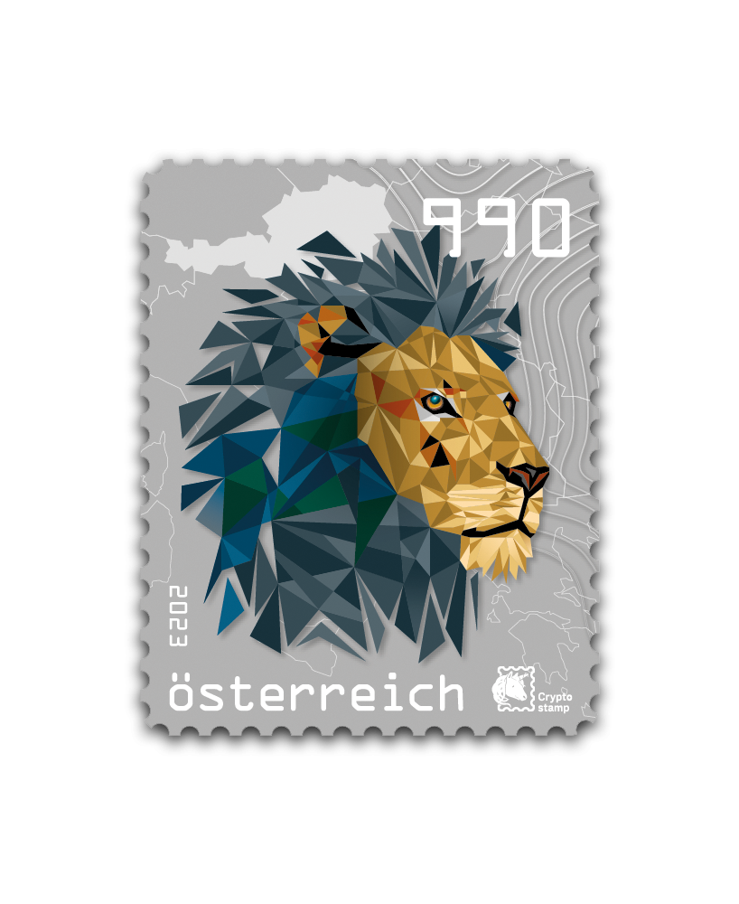 2023 - Crypto Stamp 5.1 „Austrian Edition“ Löwe - Schwarz