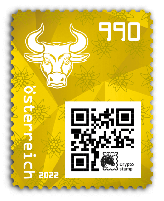 2022 - Crypto Stamp 4.0 Bulle - Gelb