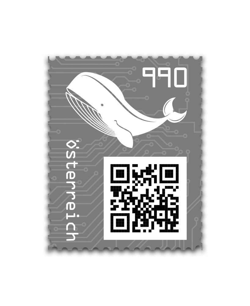 2021 - Crypto Stamp 3.0 Wal - Schwarz