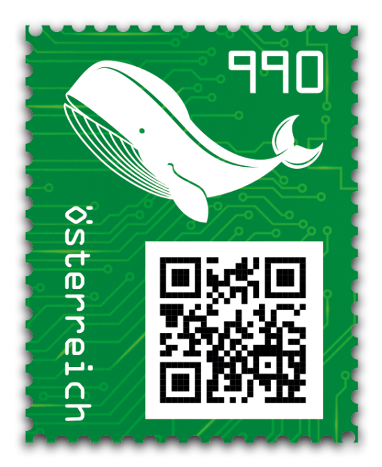 2021 - Crypto Stamp 3.0 Wal - Grün