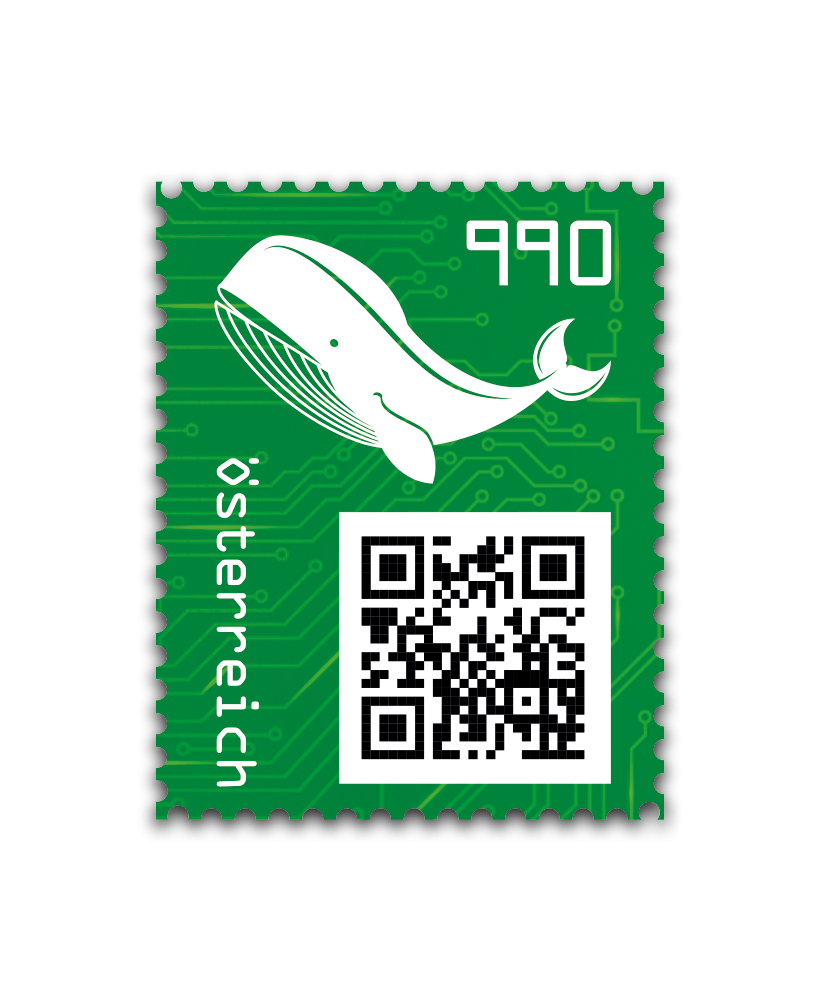 2021 - Crypto Stamp 3.0 Wal - Grün