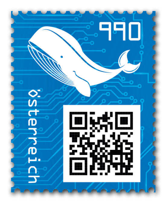 2021 - Crypto Stamp 3.0 Wal - Blau