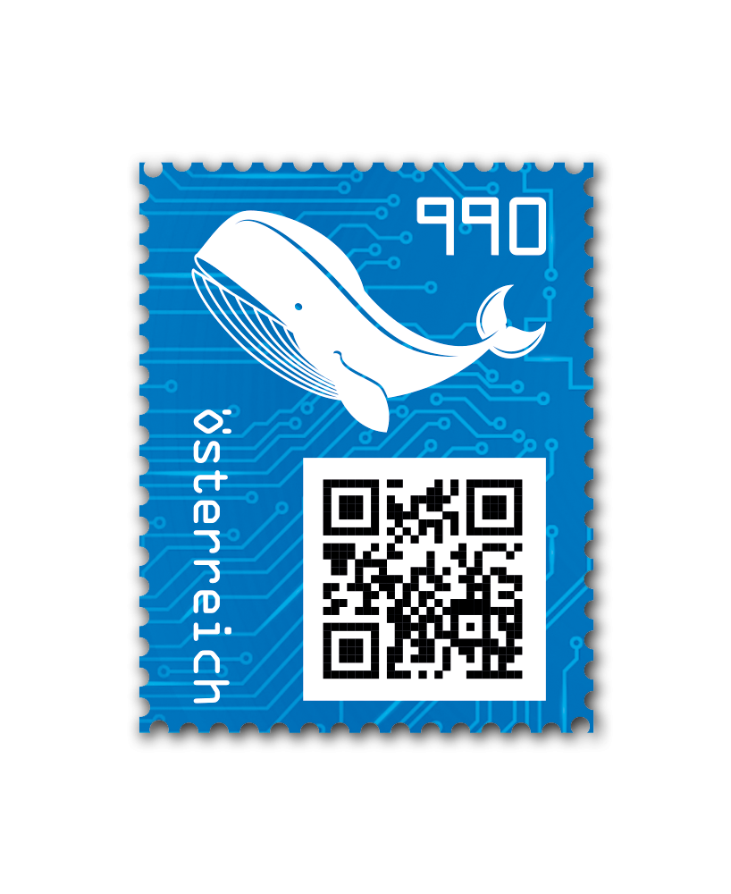 2021 - Crypto Stamp 3.0 Wal - Blau