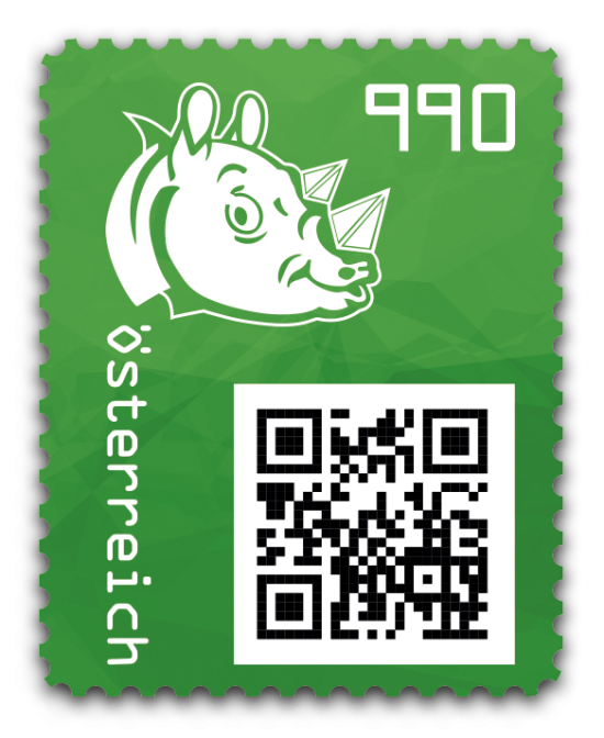 2021 - Crypto Stamp 3.1 Rhino - Grün