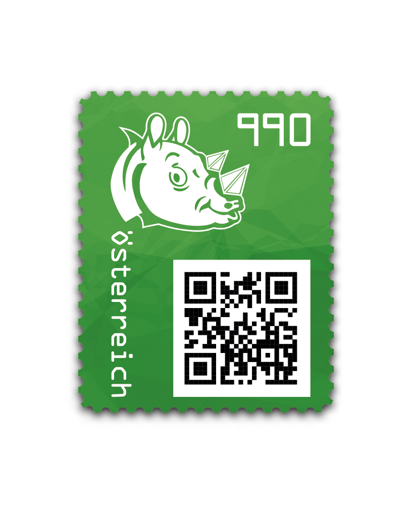 2021 - Crypto Stamp 3.1 Rhino - Grün