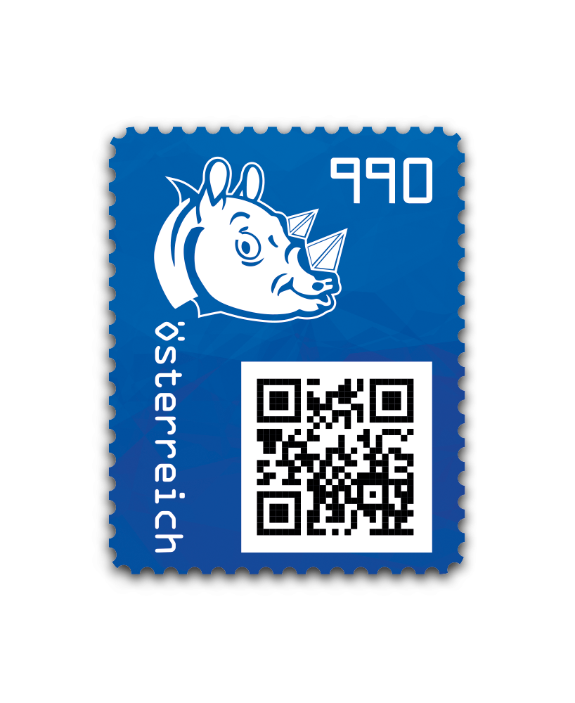 2021 - Crypto Stamp 3.1 Rhino - Blau