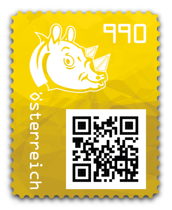 2021 - Crypto Stamp 3.1 Rhino - Gelb