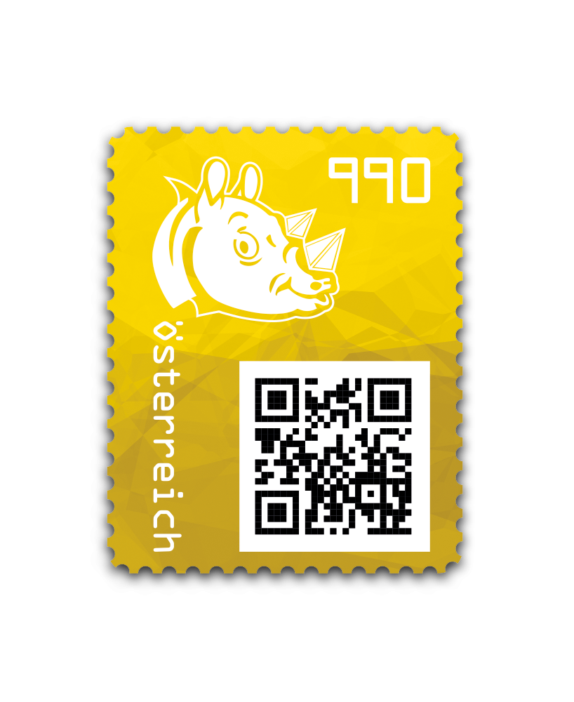 2021 - Crypto Stamp 3.1 Rhino - Gelb
