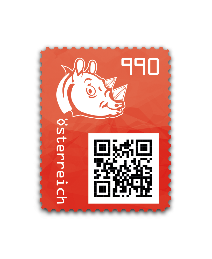 2021 - Crypto Stamp 3.1 Rhino - Rot