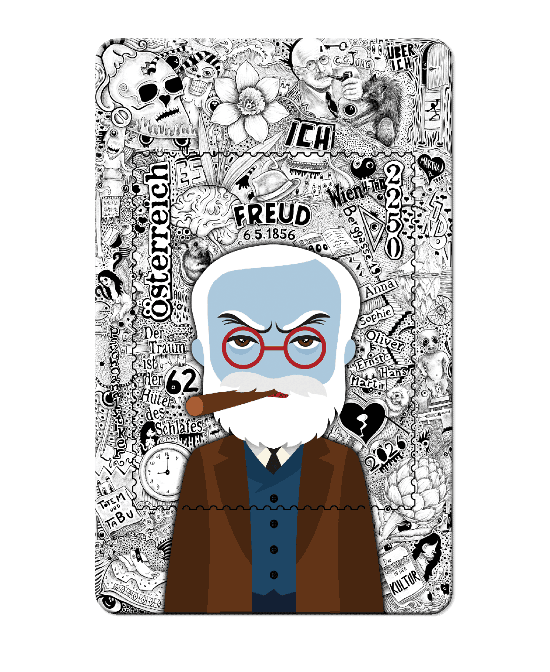 2026 - Crypto Stamp x Hackatao PSYCHE Sigmund Freud - Der Analytiker