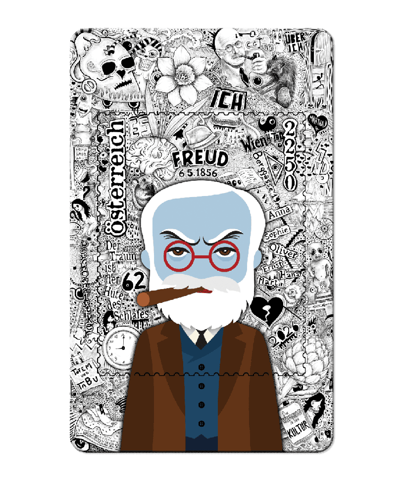 2026 - Crypto Stamp x Hackatao PSYCHE Sigmund Freud - Der Analytiker