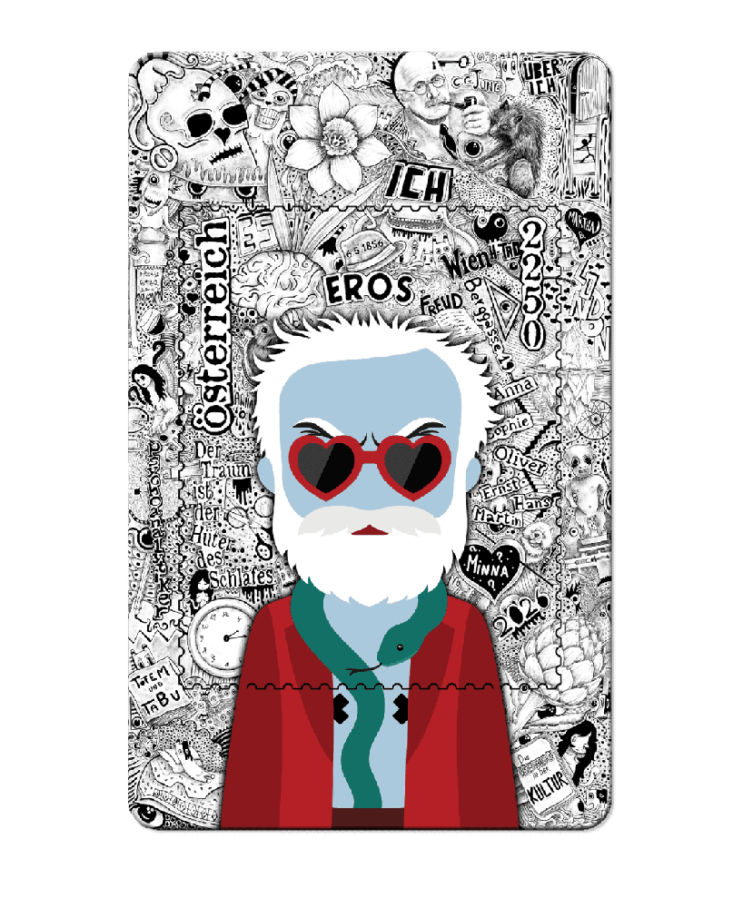 2026 - Crypto Stamp x Hackatao PSYCHE Sigmund Freud - Eros