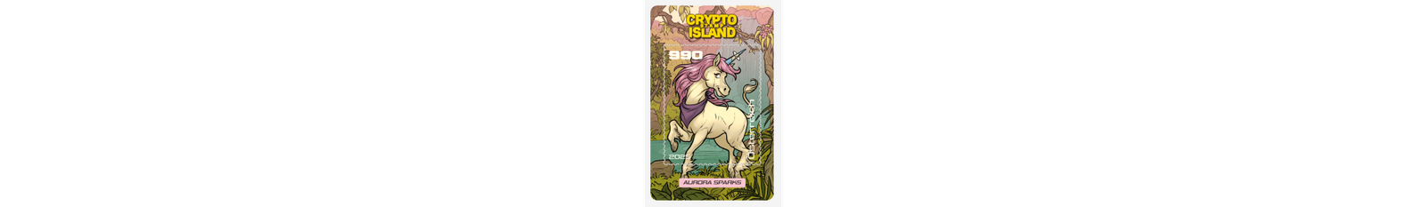 2025 - Crypto Stamp Comic „Aurora Sparks”